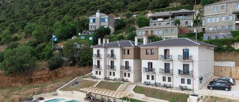 Fassade der Unterkunft