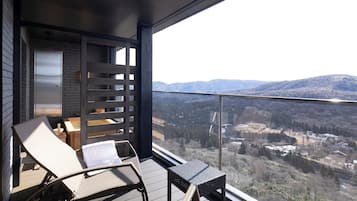 Udsigt fra balkon