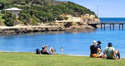 12 Apostles Beach House; with ocean & valley views