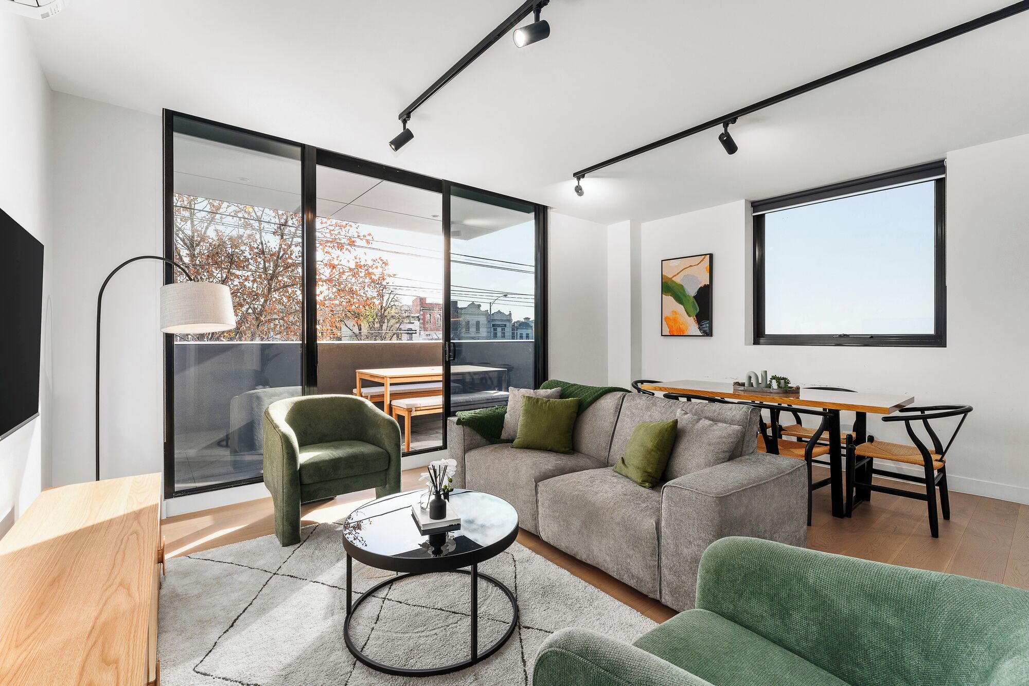 Apartamento, 3 quartos | Área de estar