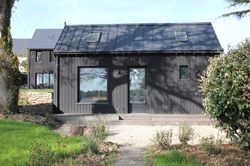 Tiny House en Bois Style "cottage" Vue mer !