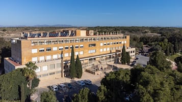 Façana frontal de l'allotjament