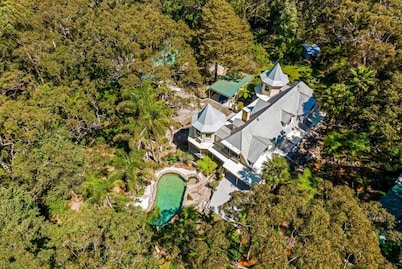 "Gorge Castle" in forest landscape