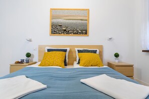 Departamento Deluxe | 1 habitación, ropa de cama hipoalergénica y cortinas blackout 