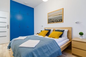Apartamento luxo | 1 quarto, roupas de cama antialérgicas, cortinas blackout