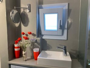 Towels, soap, toilet paper
