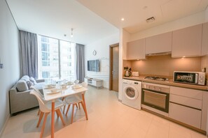 Comfort Apartment | Dining room - Yogi - Unwind in this 1BR at Sobha Creek Vistas Reserve (Dubai)