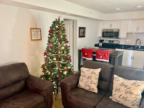 TV, fireplace, offices