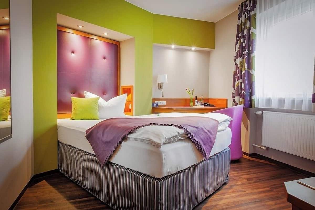 In-room safe, desk, laptop workspace, blackout curtains