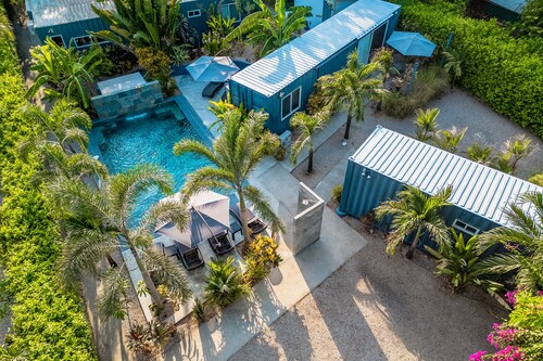 Modern Double Shipping Container With Beautiful Pool & Close To The Beach!