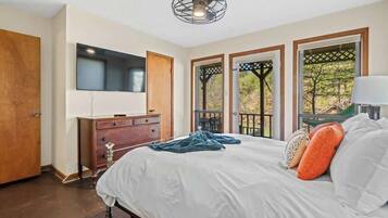 4 dormitorios, tabla de planchar con plancha, wifi y ropa de cama