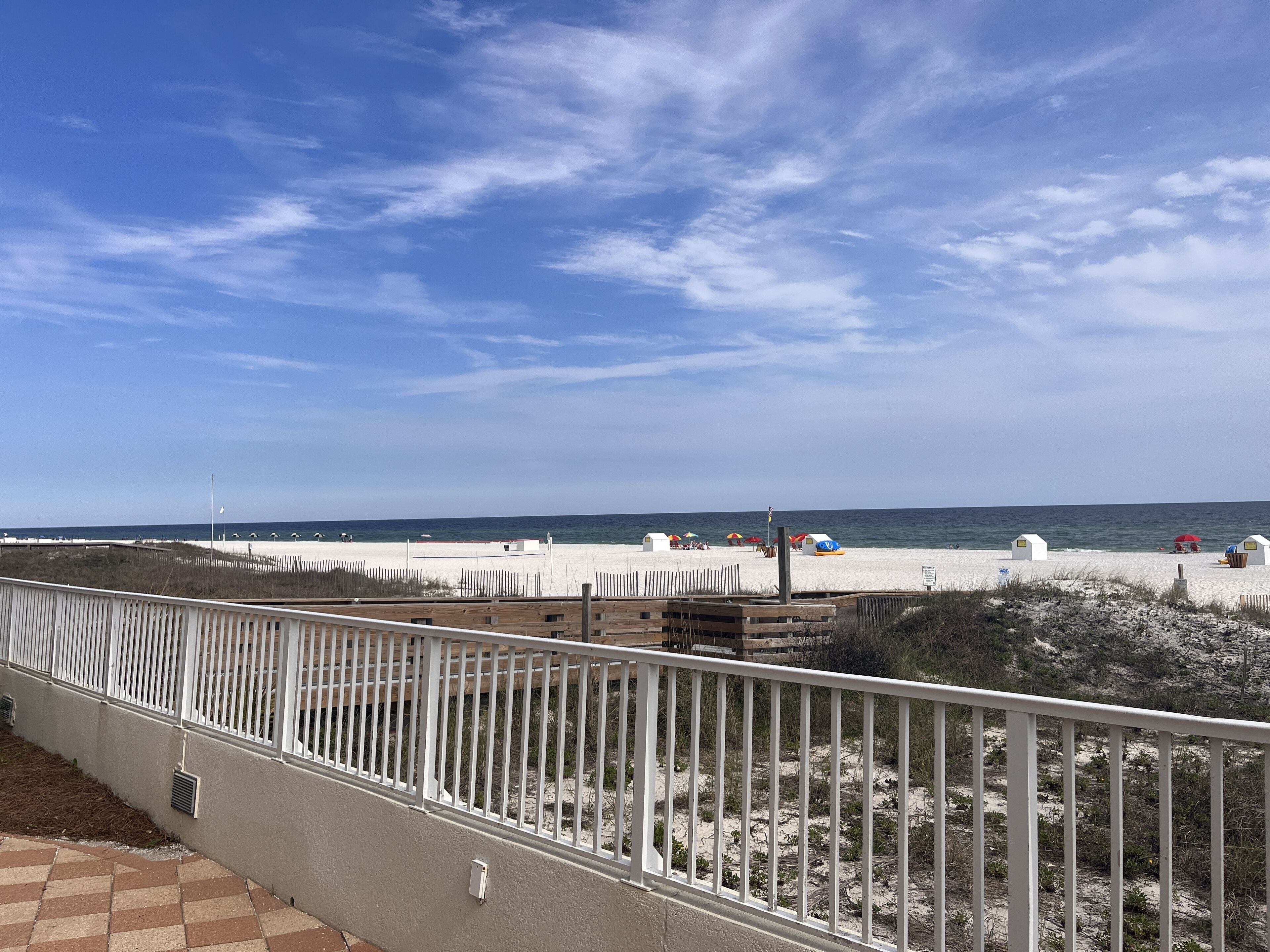 View from pool area