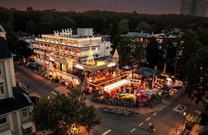 Majoituspaikan julkisivu