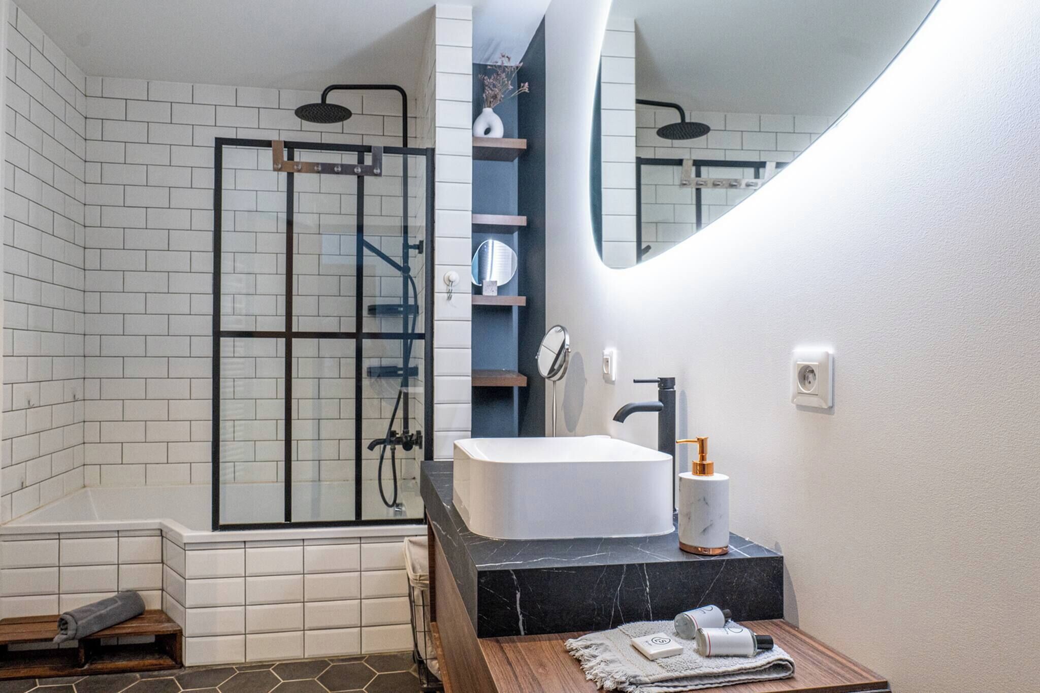 Hair dryer, towels