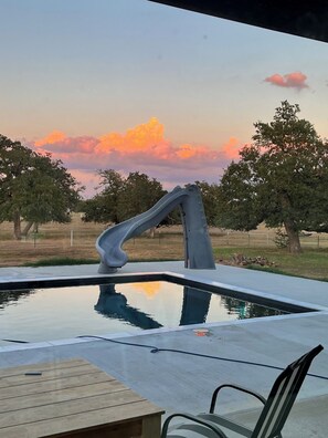 Pool - Kyle Field is easily accessible! Modern home with pool/hot tub & amazing views! (Somerville)