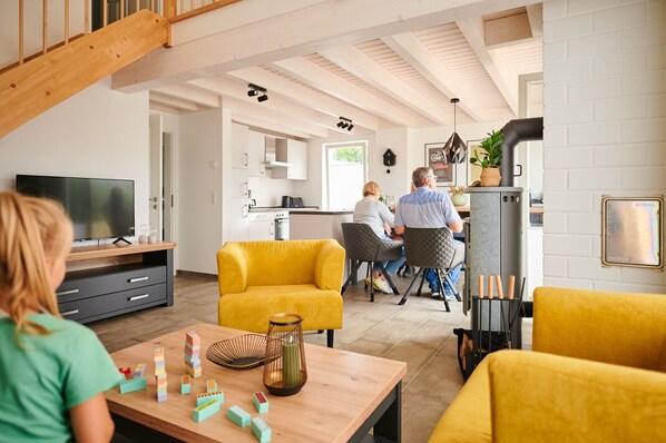 Interior - Vacation home by the lake with fireplace, sauna, whirlpool and air conditioning (Nordhorn)