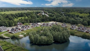 Exterior - Vacation home by the lake with fireplace, sauna, whirlpool and air conditioning (Nordhorn)