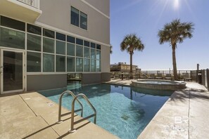 Indoor pool, outdoor pool