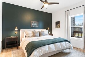 5 soverom, strykejern/-brett, wi-fi (inkludert) og sengetøy