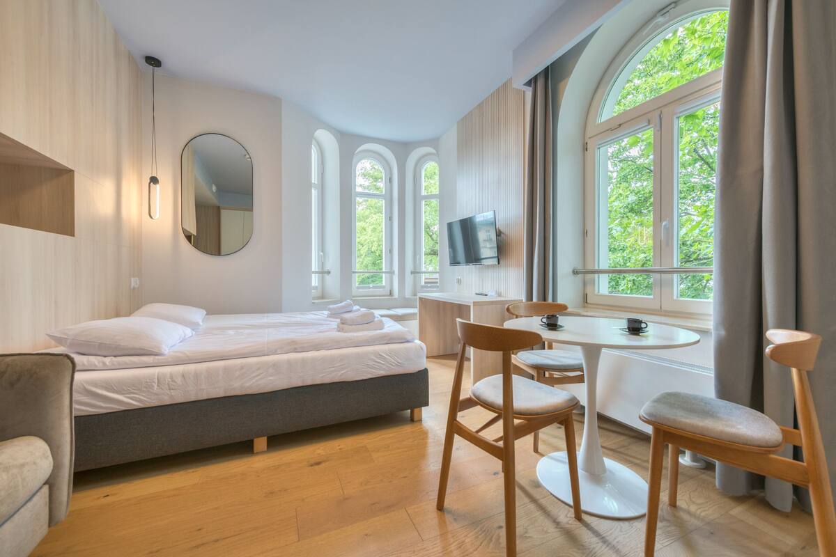 Suite monolocale Comfort | Con arredamento individuale, ferro/asse da stiro, Wi-Fi gratuito