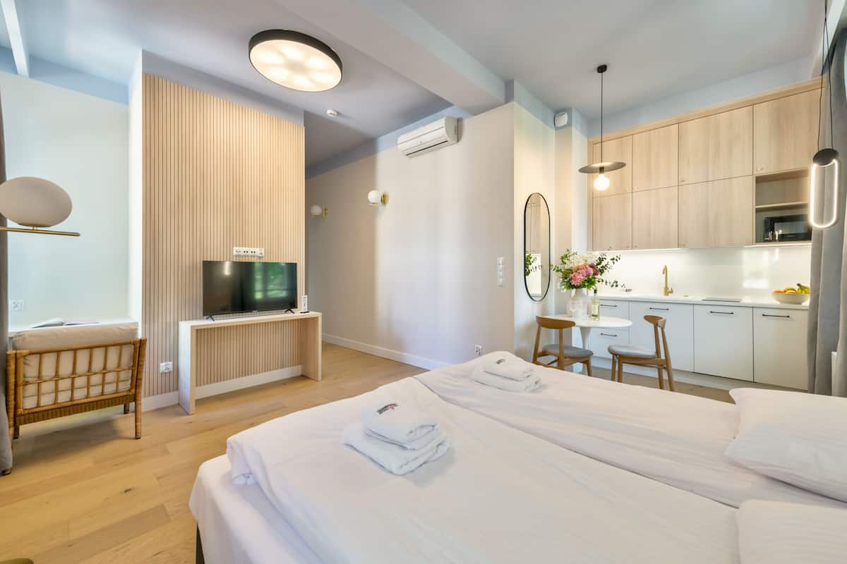 Suite monolocale Classic | Con arredamento individuale, ferro/asse da stiro, Wi-Fi gratuito