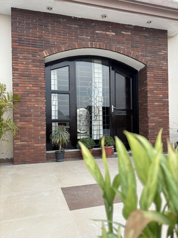 Exterior detail - Cozy Boho retreat w/living room, terrace, balcony and private entrace. (Sahibzada Ajit Singh Nagar)