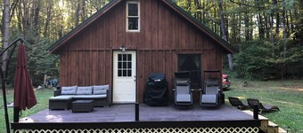 Off Grid Cabin In The Woods.