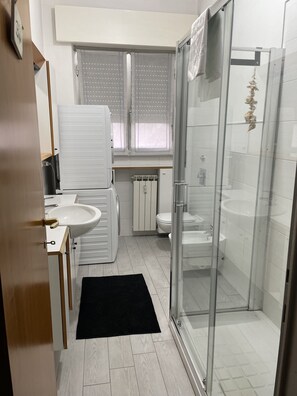 Hair dryer, towels, soap, toilet paper - Burago Flat (Burago di Molgora)