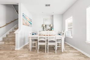 House, Multiple Beds, Patio (Blue Fin House) | Dining - Blue Fin House- Pet Friendly & Boardwalk to the Beach! (Port Aransas)