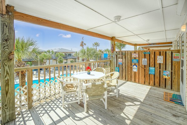 House, Multiple Beds, Patio, Pool View (The Sandbar ) | Outdoor dining