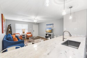 House, Multiple Beds, Patio, Pool View (Wave on Wave) | Interior - Wave on Wave - Pet Friendly (Port Aransas)