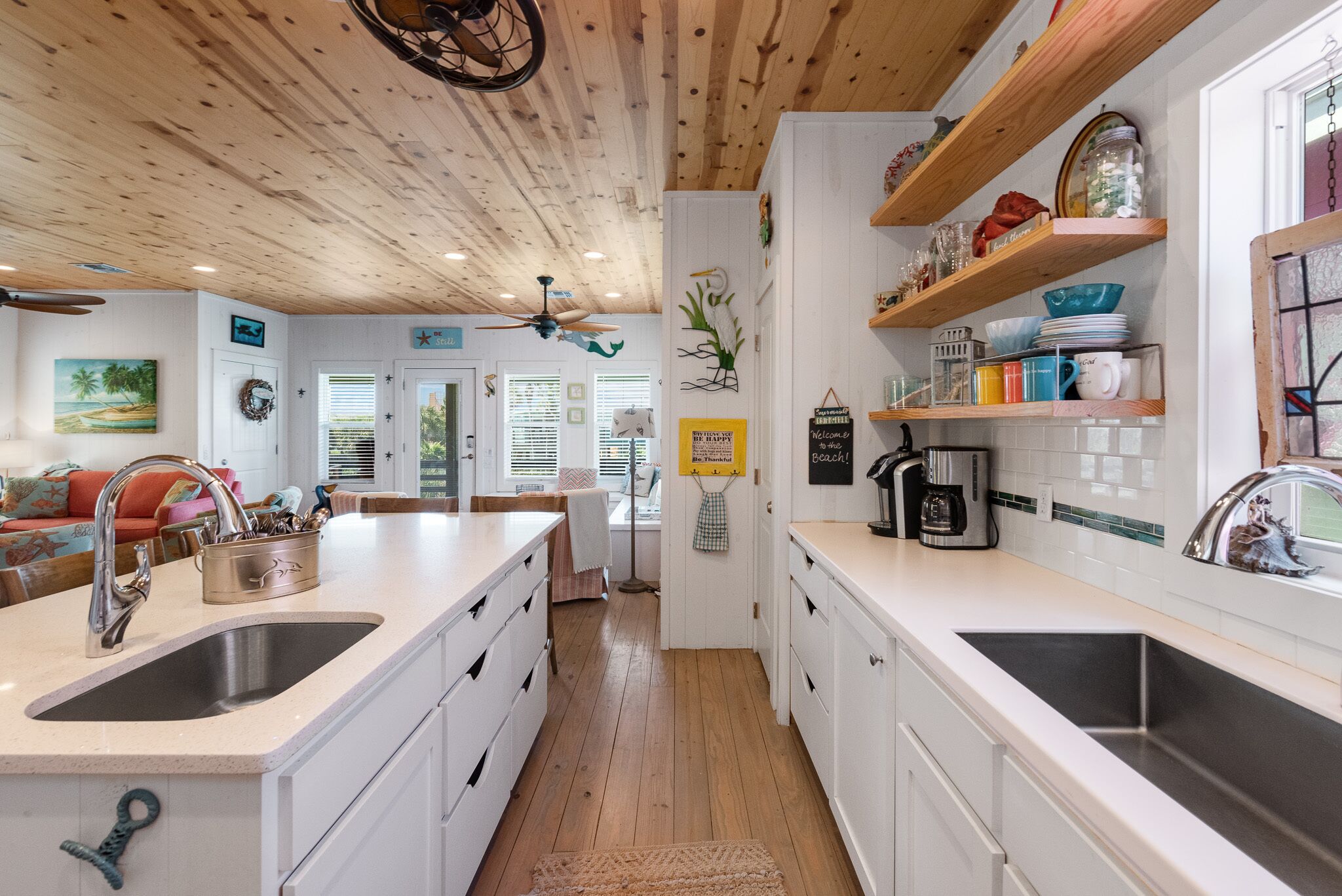 House, Multiple Beds, Patio, Pool View (Mermaid Cove PA) | Private kitchen | Coffee/tea maker