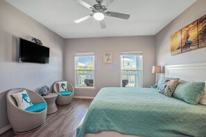 House, Multiple Beds, Patio, Ocean View (La Sirena) | 4 bedrooms, individually decorated, individually furnished, free WiFi - La Sirena - Overlooking Nature Preserve (Port Aransas)