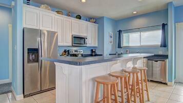 House, Berbilang Katil, Patio (Casa Las Palmas) | Dapur peribadi | Peti sejuk, ketuhar gelombang mikro, ketuhar, dapur