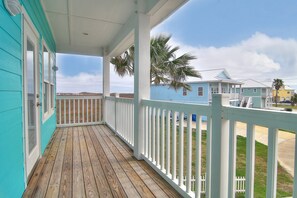 Casa, várias camas, varanda (Casa Las Palmas) | Vista do quarto