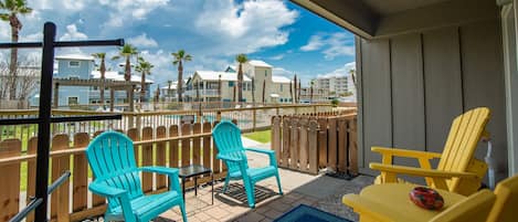 Condo, 1 King Bed with Sofa bed, Patio, Pool View (Sunrise Villas 101) | View from room