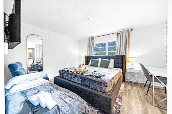 1 Schlafzimmer, Schreibtisch, Bügeleisen/Bügelbrett, kostenloses WLAN