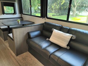 Smart TV, fireplace, books, stereo - RV w/ Hot Tub, Private Patio, Sleeps 8, Near Tampa! (Tampa)