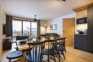 3 room cabin 6-8 people premium | Living area - TERRESENS - Le Flocon Blanc (La Chapelle-d'Abondance)