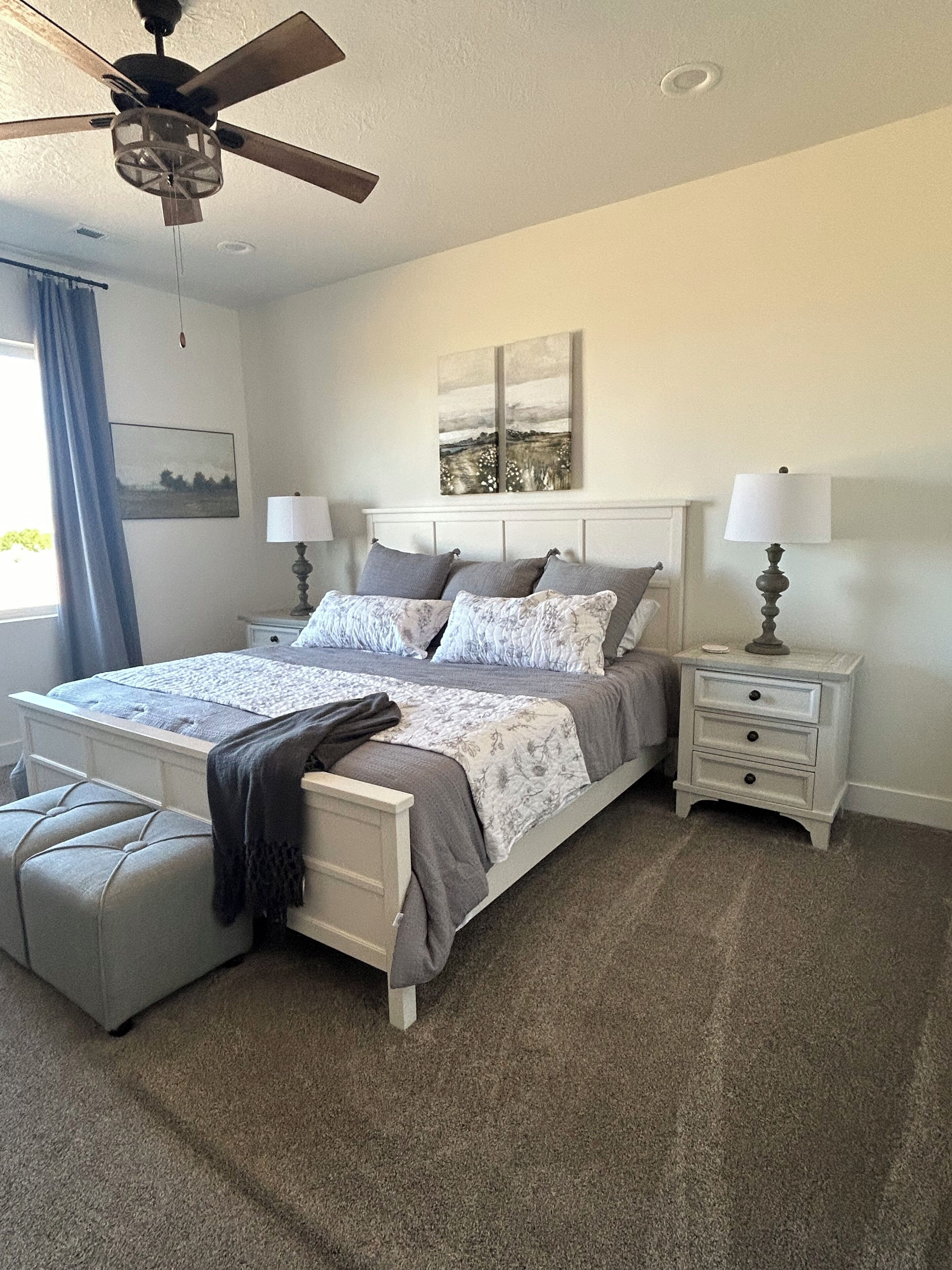 3 bedrooms, iron/ironing board, travel crib, free WiFi