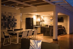 Dining - Casa 5 Estrelas Top!!! All Incluse com 3 Funcionários (Praia de Maresias São Sebastião)