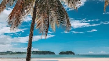Chaises longues, serviettes de plage