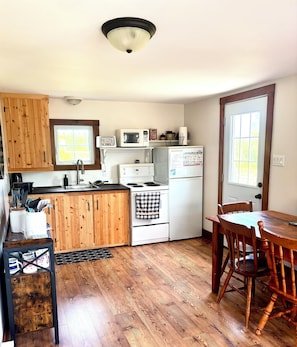 Microwave, oven, stovetop