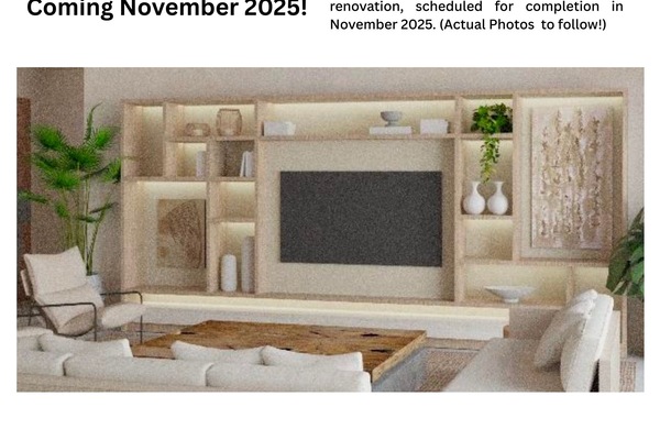 These renderings showcase the construction underway. Completion- 11 / 2025