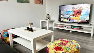 Smart-tv och böcker