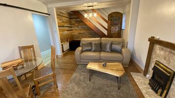 TV connectée, cheminée