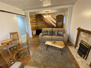 TV connectée, cheminée