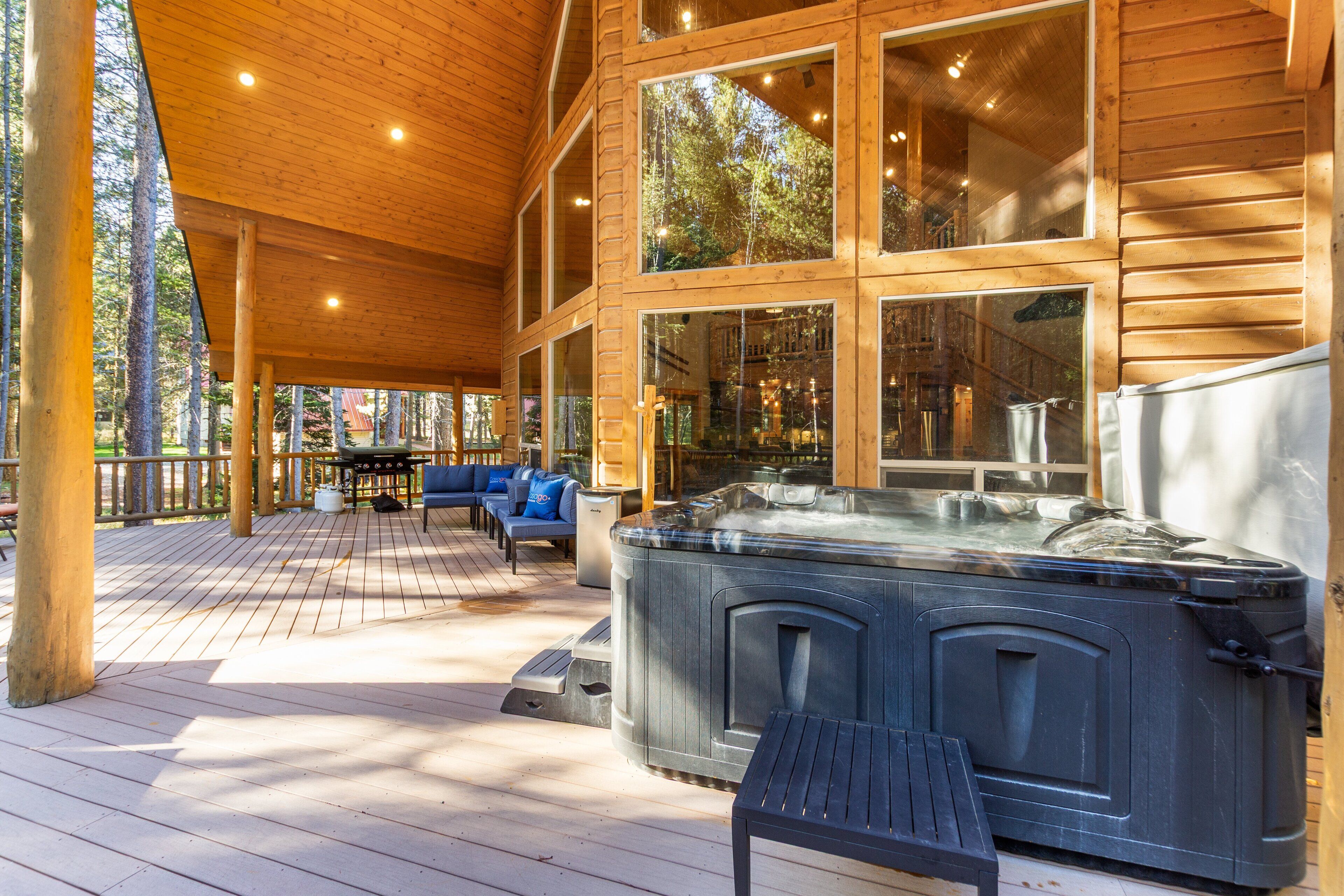 Bain à remous extérieur