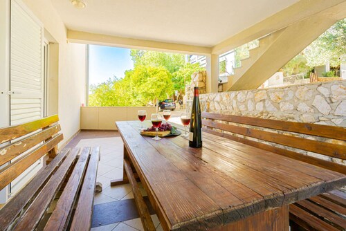 Apartment directly at the beach, free WiFi