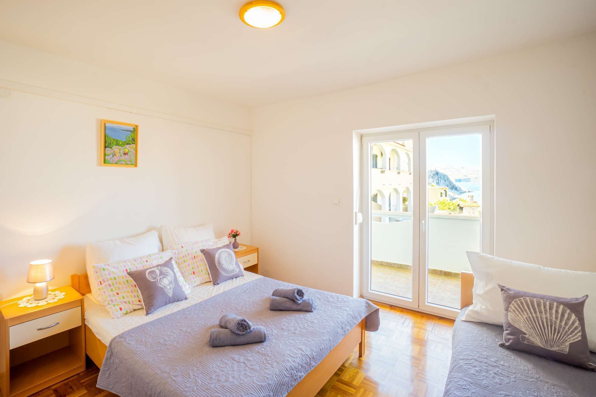 2 間睡房、Wi-Fi、床單